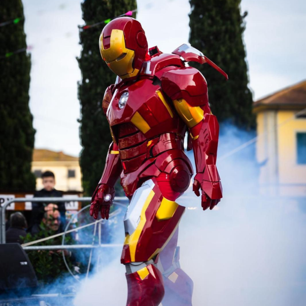mascotte iron man per compleanni e eventi